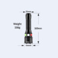 Tri Color Metal Torch