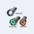 Tri Color Metal Torch